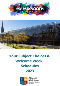 Welcome Week Schedule Preview